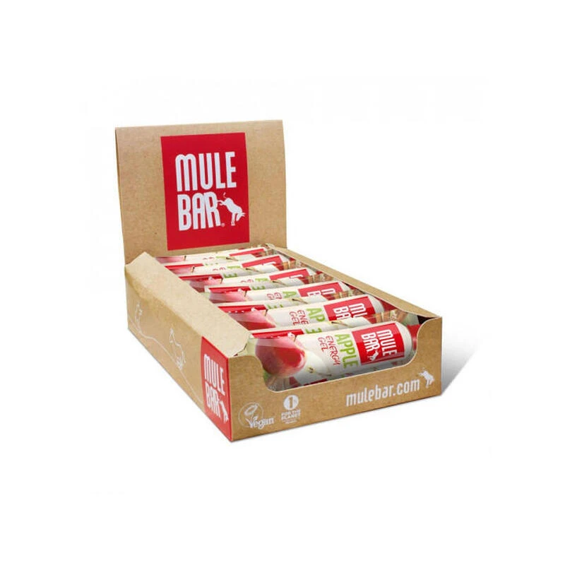 24 Gels énergétiques - Végan - Avec Bouchon Refermable - 37g - Pomme 3 24 Gels énergétiques - Végan - Avec Bouchon Refermable - 37g - Pomme