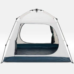 Quechua Abri De Camping 4 Places - Base Easy Fresh - Polyvalent, Instantané à Arceaux -Aventure Soldes abri de camping 4 places base easy fresh polyvalent instantane a arceaux 3