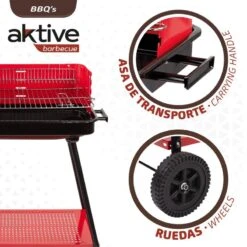 Barbecue Portable Au Charbon De Bois Pour 4 Niveaux Aktive 11 Barbecue Portable Au Charbon De Bois Pour 4 Niveaux Aktive -Aventure Soldes barbecue portable au charbon de bois pour 4 niveaux aktive 2