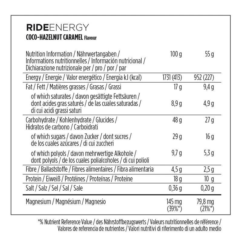 Powerbar Barre énergétique Ride Energy Coco-hazelnut Caramel 18 X 55g 6 Powerbar Barre énergétique Ride Energy Coco-hazelnut Caramel 18 X 55g – Image 4