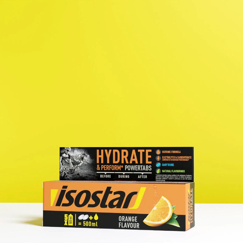 Isostar Boisson Isotonique Tablettes POWERTABS Orange 10x12g 3 Isostar Boisson Isotonique Tablettes POWERTABS Orange 10x12g