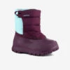 WEDZE Bottes De Neige Bébé, Après Ski Bébé WARM Violettes Et Turquoises -Aventure Soldes bottes de neige bebe apres ski bebe warm violettes et turquoises