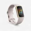 BRACELET CONNECTÉ SPORT/BIEN-ÊTRE FITBIT CHARGE 5 BLANC/OR