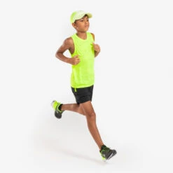 Casquette De Running Enfant Respirante - KIPRUN Run Dry Jaune 12 Casquette De Running Enfant Respirante - KIPRUN Run Dry Jaune -Aventure Soldes casquette de running enfant respirante kiprun run dry jaune 2