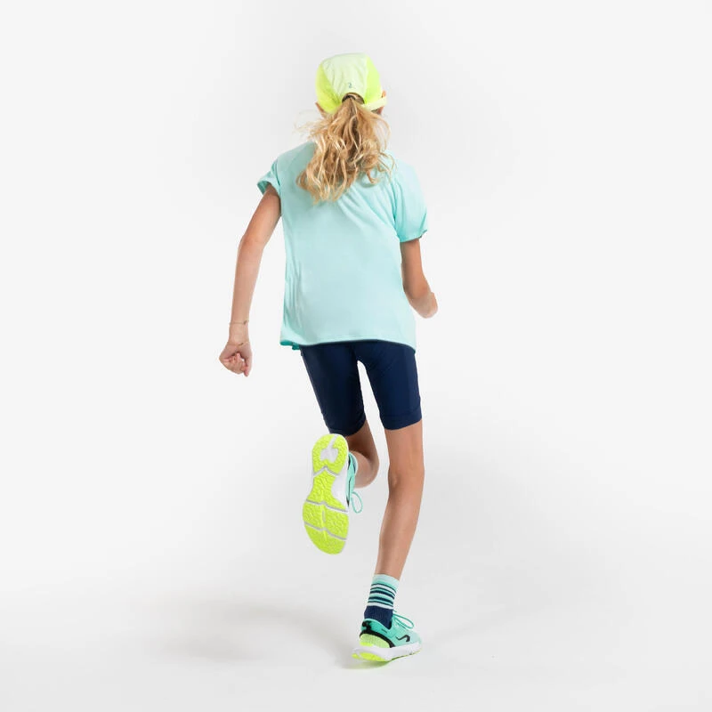 Casquette De Running Enfant Respirante - KIPRUN Run Dry Jaune 9 Casquette De Running Enfant Respirante - KIPRUN Run Dry Jaune – Image 7