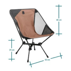 Quechua CHAISE BASSE PLIANTE DE CAMPING MH500 MARRON 15 Quechua CHAISE BASSE PLIANTE DE CAMPING MH500 MARRON -Aventure Soldes chaise basse pliante de camping mh500 marron 3