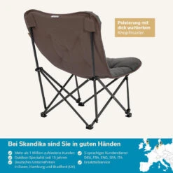 Chaise De Camping Pliante - Mala - Sac De Transport - Rembourrée - Max. 135 Kg -Aventure Soldes chaise de camping pliante mala sac de transport rembourree max 135 kg 5