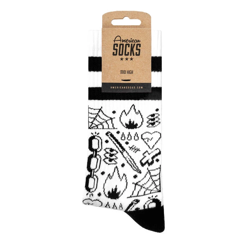 Chaussettes American Socks Broken Chain - Mid High 4 Chaussettes American Socks Broken Chain - Mid High – Image 2