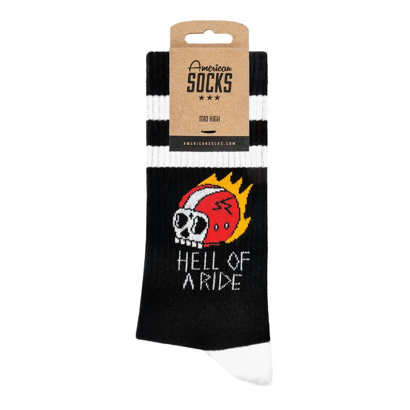 Chaussettes American Socks Hell Of A Ride - Mid High 4 Chaussettes American Socks Hell Of A Ride - Mid High – Image 2