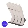 Chaussettes De Course Xtreme Blanches (4-PACK) 1 Chaussettes De Course Xtreme Blanches (4-PACK) -Aventure Soldes chaussettes de course xtreme blanches 4 pack