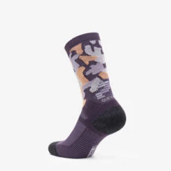 Quechua Chaussettes Randonnée - Hike 500 High Trendy Purple & Kamo X2 Paires -Aventure Soldes chaussettes randonnee hike 500 high trendy purple and kamo x2 paires 5