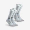 Quechua Chaussettes Randonnée - Hike 900 High Bleu- Lot De 2 Paires -Aventure Soldes chaussettes randonnee hike 900 high bleu lot de 2 paires