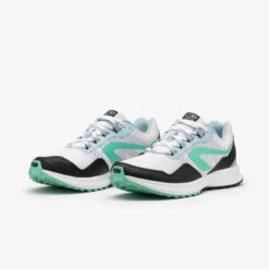 Kalenji CHAUSSURE DE RUNNING HOMME RUN ACTIVE GRIP BLANC VERT 15 Kalenji CHAUSSURE DE RUNNING HOMME RUN ACTIVE GRIP BLANC VERT -Aventure Soldes chaussure de running homme run active grip blanc vert 3
