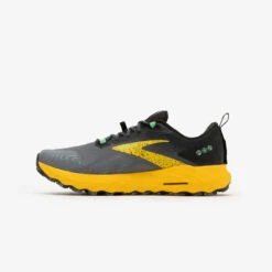 CHAUSSURE DE RUNNING TRAIL HOMME BROOKS RUNNING CASCADIA 17 JAUNE ET GRIS 11 CHAUSSURE DE RUNNING TRAIL HOMME BROOKS RUNNING CASCADIA 17 JAUNE ET GRIS -Aventure Soldes chaussure de running trail homme brooks running cascadia 17 jaune et gris 2