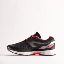 CHAUSSURES DE RUNNING FEMME KIPRUN LONG2 NOIR ROSE -Aventure Soldes chaussures de running femme kiprun long2 noir rose 2