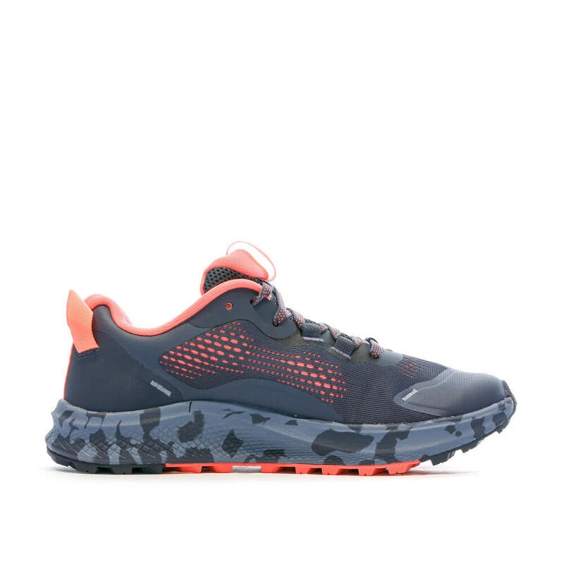 Chaussures De Trail Rose/Gris Femme Under Armour Charged 4 Chaussures De Trail Rose/Gris Femme Under Armour Charged â Image 2