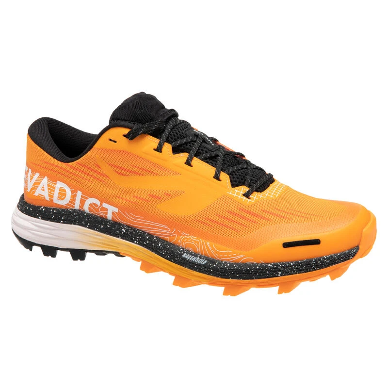 Chaussures De Trail Running Pour Homme Race ULTRA Orange Et Noir 4 Chaussures De Trail Running Pour Homme Race ULTRA Orange Et Noir – Image 2