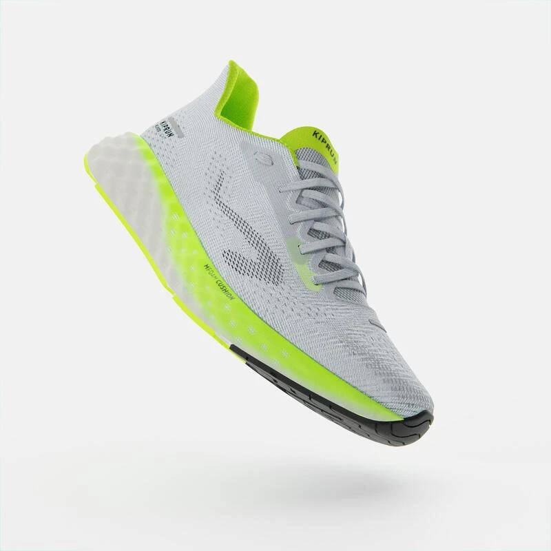 Chaussures Running Homme - KIPRUN KS900 Light Gris Jaune 4 Chaussures Running Homme - KIPRUN KS900 Light Gris Jaune – Image 2