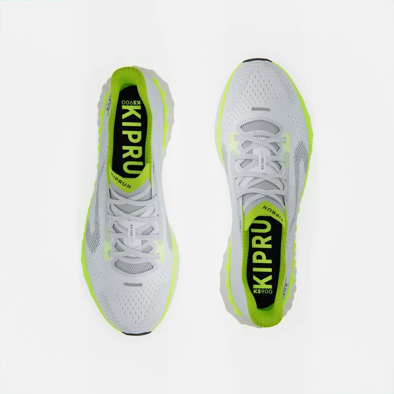 Chaussures Running Homme - KIPRUN KS900 Light Gris Jaune 9 Chaussures Running Homme - KIPRUN KS900 Light Gris Jaune – Image 7