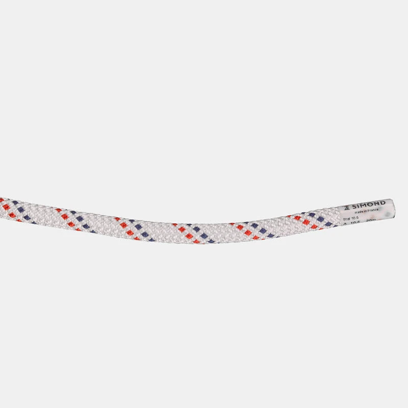 Simond CORDE SEMI-STATIQUE 10,5 MM X 20 M - STAT 10,5 BLANCHE 5 Simond CORDE SEMI-STATIQUE 10,5 MM X 20 M - STAT 10,5 BLANCHE – Image 3