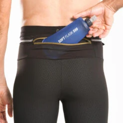 CUISSARD DE TRAIL RUNNING EMBOSS HOMME NOIR BRONZE -Aventure Soldes cuissard de trail running emboss homme noir bronze 8