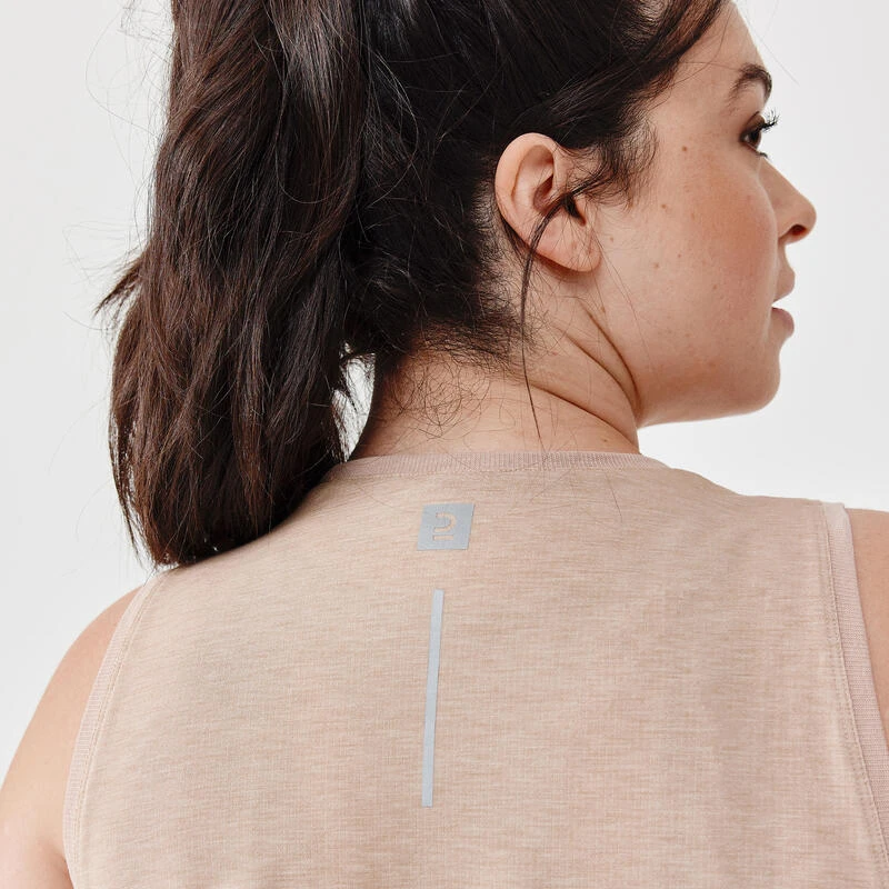 Kalenji Débardeur Respirant Running Femme - Soft Beige 8 Kalenji Débardeur Respirant Running Femme - Soft Beige – Image 6