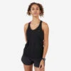 DEBARDEUR RUNNING FEMME RESPIRANT KIPRUN CARE NOIR ROSE 1 DEBARDEUR RUNNING FEMME RESPIRANT KIPRUN CARE NOIR ROSE -Aventure Soldes debardeur running femme respirant kiprun care noir rose