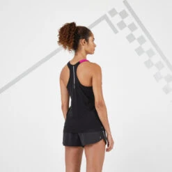 DEBARDEUR RUNNING FEMME RESPIRANT KIPRUN CARE NOIR ROSE 11 DEBARDEUR RUNNING FEMME RESPIRANT KIPRUN CARE NOIR ROSE -Aventure Soldes debardeur running femme respirant kiprun care noir rose 2