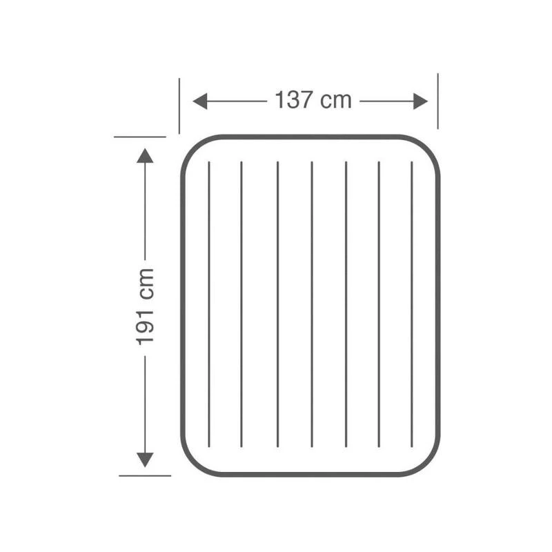 Intex Downy Full Airbed - Lit Gonflable - 191x137x25cm - Avec Accessoires 6 Intex Downy Full Airbed - Lit Gonflable - 191x137x25cm - Avec Accessoires – Image 4