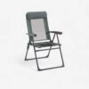 Quechua FAUTEUIL PLIANT CONFORTABLE POUR LE CAMPING - INCLINABLE - ACIER -Aventure Soldes fauteuil pliant confortable pour le camping inclinable acier