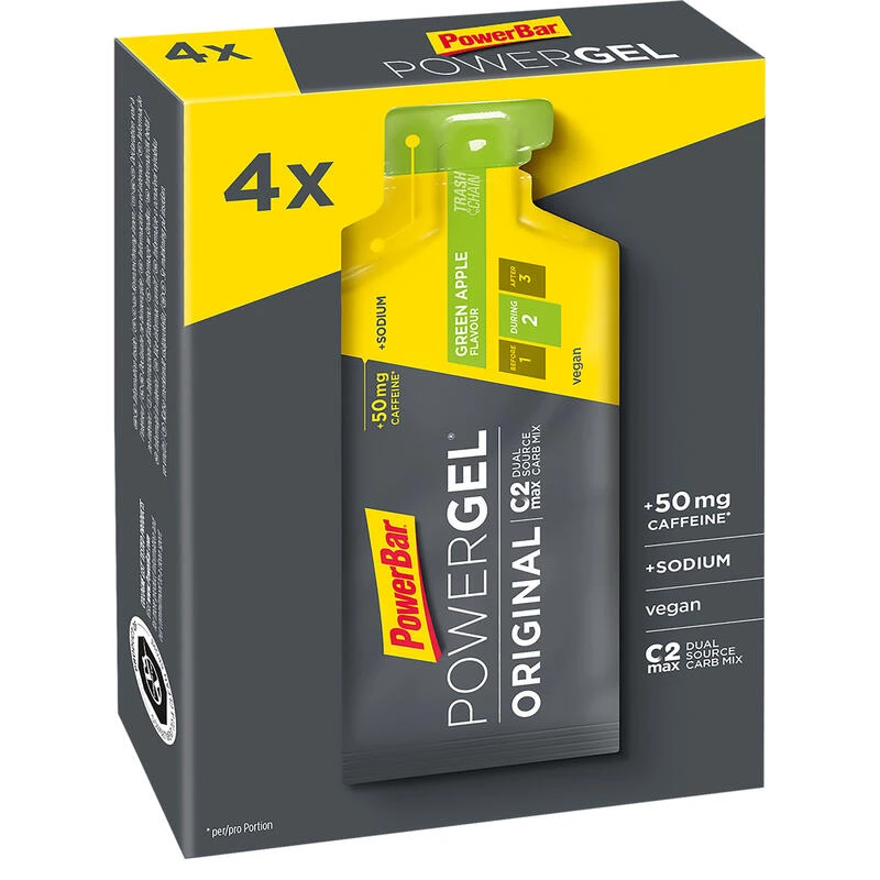 Powerbar Gel énergétique POWER GEL Pomme 4x41g 3 Powerbar Gel énergétique POWER GEL Pomme 4x41g