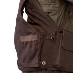 Gilet Chasse Résistant Homme - 900 Marron -Aventure Soldes gilet chasse resistant homme 900 marron 6