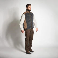 GILET POLAIRE SANS MANCHES MOUTONNE 500 GRIS -Aventure Soldes gilet polaire sans manches moutonne 500 gris 7