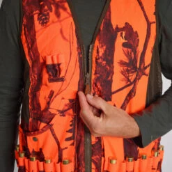 GILET REVERSIBLE PERCUSSION CAMO FLUO / VERT 21 GILET REVERSIBLE PERCUSSION CAMO FLUO / VERT -Aventure Soldes gilet reversible percussion camo fluo vert 9