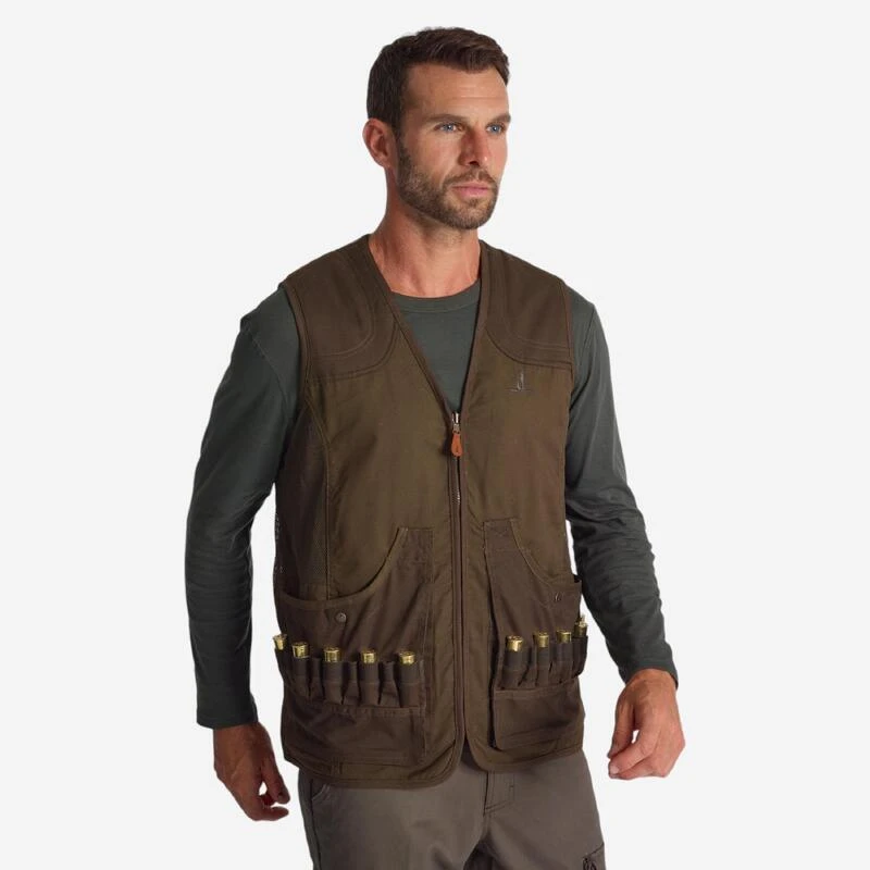 GILET REVERSIBLE PERCUSSION CAMO FLUO / VERT 3 GILET REVERSIBLE PERCUSSION CAMO FLUO / VERT