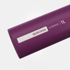 Quechua Gourde Alu 1L Avec Bouchon à Ouverture Rapide Pour La Randonnée - Violet -Aventure Soldes gourde alu 1l avec bouchon a ouverture rapide pour la randonnee violet 2