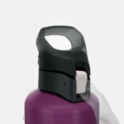 Quechua Gourde Alu 1L Avec Bouchon à Ouverture Rapide Pour La Randonnée - Violet -Aventure Soldes gourde alu 1l avec bouchon a ouverture rapide pour la randonnee violet 5