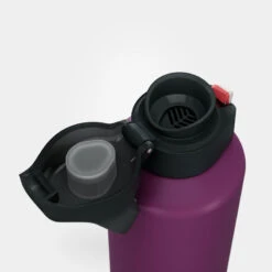 Quechua Gourde Alu 1L Avec Bouchon à Ouverture Rapide Pour La Randonnée - Violet -Aventure Soldes gourde alu 1l avec bouchon a ouverture rapide pour la randonnee violet 7