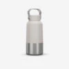 Quechua Gourde Inox 0,6L Avec Bouchon à Vis Pour La Randonnée - Blanc -Aventure Soldes gourde inox 06l avec bouchon a vis pour la randonnee blanc