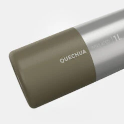 Quechua Gourde Isotherme Inox 1L Bouchon à Ouverture Rapide Pour La Randonnée - Kaki -Aventure Soldes gourde isotherme inox 1l bouchon a ouverture rapide pour la randonnee kaki 2