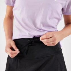 JUPE SHORT DE TRAIL RUNNING FEMME NOIR 17 JUPE SHORT DE TRAIL RUNNING FEMME NOIR -Aventure Soldes jupe short de trail running femme noir 5