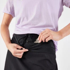 JUPE SHORT DE TRAIL RUNNING FEMME NOIR 19 JUPE SHORT DE TRAIL RUNNING FEMME NOIR -Aventure Soldes jupe short de trail running femme noir 7