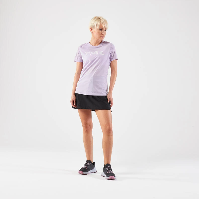 JUPE SHORT DE TRAIL RUNNING FEMME NOIR 12 JUPE SHORT DE TRAIL RUNNING FEMME NOIR – Image 10