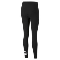 Legging à Logo Essentials Femme PUMA Black -Aventure Soldes legging a logo essentials femme puma black 5