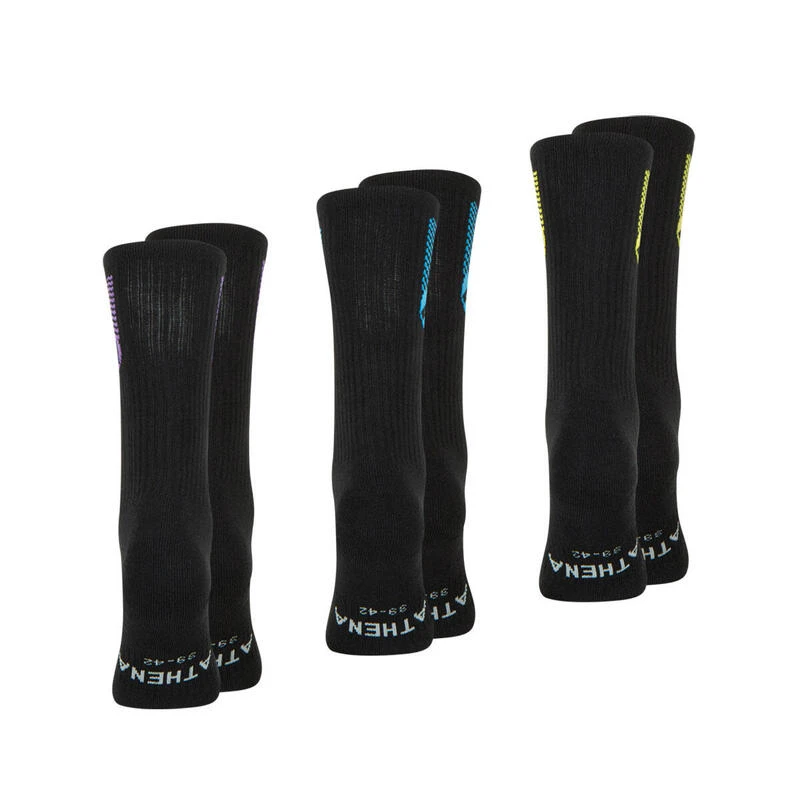 Athena Lot De 3 Paires De Chaussettes Mi-hautes Homme Training Dry 5 Athena Lot De 3 Paires De Chaussettes Mi-hautes Homme Training Dry – Image 3