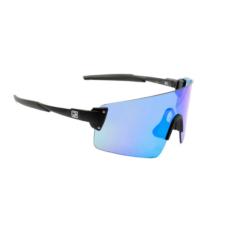 Lunettes De Soleil De Sport Ai1 Noir Mat, CX BLEU - Cat.3 - MUNDAKA 3 Lunettes De Soleil De Sport Ai1 Noir Mat, CX BLEU - Cat.3 - MUNDAKA