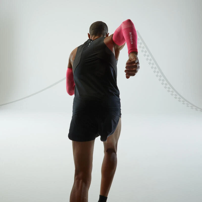Manchettes Running Homme Femme - KIPRUN Rose 5 Manchettes Running Homme Femme - KIPRUN Rose – Image 3