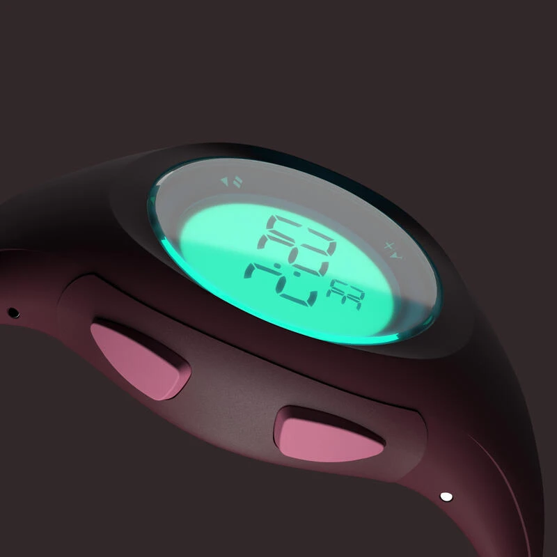 Kalenji Montre Chronomètre De Course à Pied W200 S Violette 5 Kalenji Montre Chronomètre De Course à Pied W200 S Violette – Image 3