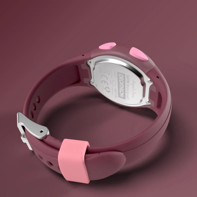 Kalenji Montre Chronomètre De Course à Pied W200 S Violette 8 Kalenji Montre Chronomètre De Course à Pied W200 S Violette – Image 6