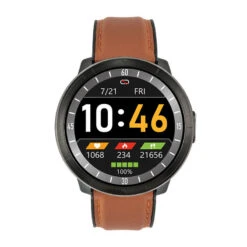 Montre Connectée Sport Unisexe WM18 Marron